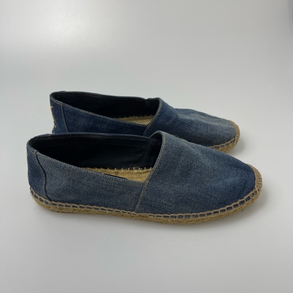 Saint Laurent Denim Espadrilles Womens EU 38.5/US 8.5 $525. Lightly Used. - Picture 4 of 8